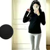 [Personalizado] Ropa nueva de maternidad para primavera y otoño: Camiseta interior de color liso, cuello semi-alto, resistente a las arrugas que disimula el abdomen y minimiza la apariencia de las líneas de embarazo