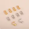 Accesorios de Perlas de Cobre Chapado en Oro de 18K Broche Final para Joyería DIY Accesorios para Collares y Pulseras Broche Universal Broche de Alta Retención de Color Lujo Ligero