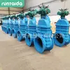 DN100 válvula de vedação macia Z45X-16Q válvula de vedação de haste escura válvula de portão de flange de grande diâmetro válvula de porta de vedação macia