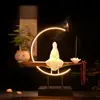Lámpara de Noche Cerámica de Arcilla Púrpura China Estilo Zen, Quemador de Incienso de Flujo Inverso para Escritorio de Sala de Estar, Adorno de Aromaterapia de Madera de Ágar para Interiores, Porcelana Blanca