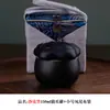 Pote Rústico Gato Garra Retro Pote Selado de Cerâmica Animal de Estimação Fofo Pote de Armazenamento à Prova de Umidade Pote de Chá com Pegada de Pata Frasco Pequeno para Pó de Fragrância Armazém de Chá