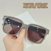 Nuevas Gafas de Sol 2022 con Montura Gris Real Estilo Igual al Libro Caperucita Roja Retro Gafas de Sol de Caja Tendencia de Moda para Mujer Gafas para Hombre