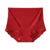 Pantaletas Rojas de Algodón Jingqi para Maternidad con Entrepierna Extendida, Cintura Alta, Soporte Abdominal, Adecuadas para el Embarazo Medio a Tardío, Tallas Grandes, Especiales para el Año de Nacimiento