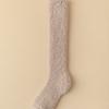 Meias de coral fleece para panturrilha de crianças, inverno, espessadas, quentes, para casa, dormir, meias de dormir, outono e inverno, meias de panturrilha pós-parto