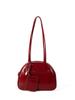 Outono 2024 Nova Moda Estilo Coreano Versátil de Alta Qualidade Portátil Bolsa Sela Textura de Couro Patenteado Bolsa de Ombro/Axila para Mulheres