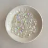 Acrílico Chapado UV Mate Agujero Vertical Cuentas de Nube Pulsera DIY Colgante Bolsa Cadena de Teléfono Llavero Materiales para Joyería