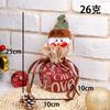 Bolsa de manzana de Nochebuena, bolsa de regalo, bolsa de dulces de regalo, bolso creativo en stock al por mayor