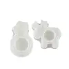Resina de Cristal Papoula DIY Gesso Rena de Natal Boneco de Neve de Natal Base para Suporte de Vela Molde de Silicone