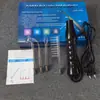 Palo electroterapia doméstico portátil de 4 piezas instrumento de belleza luz roja instrumento electroterapia alta frecuencia instrumento belleza alta frecuencia