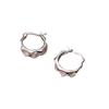 Pendientes de plata de ley Nalan de 999 pies con diseño de personalidad y temperamento, de estilo europeo y americano, M05053
