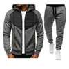 Suéter Casual Nuevo para Hombre con Cremallera, Sudadera con Capucha, Chaqueta Cárdigan con Costuras para Hombre