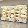 Prateleira de Cosméticos Display Rack Multicamadas Gabinete de Exibição de Produtos para Salão de Beleza Skincare Salão de Unhas Barbearia Gabinete de Exibição