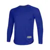 Roupas de Fitness Americanas Masculinas Manga Longa Nova Outono e Inverno Camiseta Esportiva Exterior Gola Redonda Corrida Tendência Casual Solta Secagem Rápida