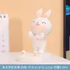 Original menina coração dos desenhos animados coelho enfeites criativo suporte do telefone móvel preguiçoso escritório desktop celular rack presente