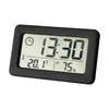 Nuevo Producto Soporte de Reloj de Escritorio Mini Medidor Digital de Temperatura y Humedad Soporte con Pantalla Electrónica de Hora