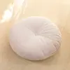 Cojín redondo de tela engrosada estilo japonés para suelo, tatami, alféizar o meditación en el suelo, extraíble y lavable