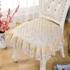 Almofadas para Mesa de Jantar e Cadeiras Estilo Europeu, Novas Almofadas de Assento de Inverno, Almofadas Ampliadas para Cadeiras de Jantar de Casa e Restaurante, Capas para Bancos