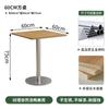 Mesas y Sillas Comerciales para Catering Transfronterizo, Restaurantes en Cadena, Mesas de Comedor de Madera Maciza, Mesas Redondas para Tiendas de Té de Leche, Mesas y Sillas para Cafeterías de Cocina Fusión