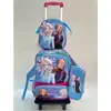 Mochila escolar transfronteriza 2026 dibujos animados 3D carcasa dura juego de tres piezas lonchera estuche para lápices mochila escolar con ruedas de 16 pulgadas
