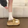 2026 Otoño Linda Diadema de Cabeza de Gato KT Sandalias Birken para Mujer Suela Gruesa Antideslizante Suave Zapatillas Perezosas sin Cierre para Exteriores