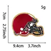 Parches para Competiciones Deportivas, Parches Dorados de Casco de Groot en 6 Colores, Parches Pequeños y Etiquetas para Planchar DIY