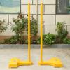Coluna de Badminton de Ferro Fundido Shuangfei Suporte de Rede de Badminton Portátil em ABS Coluna de Badminton Profissional para Competição Interna e Externa