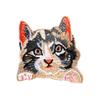 Venta al por mayor de pegatinas de tela bordadas de moda, se pueden fijar con dibujos animados, chalecos, pegatinas decorativas, accesorios de ropa, pegatinas bordadas.