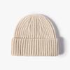 Turban de Lana Personalizado OEM Transfronterizo a Prueba de Frío con Protección para los Oídos, Sombrero de Lana con Placa Simple Doble Gruesa Ligera, Sombrero de Punto Cálido para Exteriores