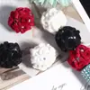 Nuevas Cuentas de Terciopelo Vintage Dobles C con Agujero Recto para DIY, Cuentas Sueltas para Cadenas de Teléfono, Llaveros, Cadenas de Bolsos y Accesorios de Joyería