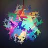 Paquete de Materiales DIY Decorativos Nuevos para Niños al por Mayor Linterna de Partículas Escarchadas Bolso Linterna Luminosa 12 Piezas al por Mayor
