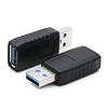 3.0USB macho-para-fêmea adaptador de alta velocidade AM-to-AF interface macho-para-fêmea conversão de extensão de cabeça reta