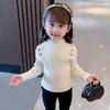 Suéter Básico de Primavera para Niñas 2025 Suave Suéter de Punto para Bebés, Elegante Top Infantil de Primavera para Primavera y Otoño