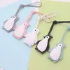 Pinguim de Desenho Animado de Couro da Moda e Simples, Pingente de Couro para Bebê para Bolsas e Roupas, Recheado com Algodão