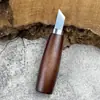 Cuchillo para carpintería, Herramienta de cuchillo para tallado en madera hecho a mano, Raspador de madera, Cuchillo de tallar, Juego de tallado en madera con patrón en stock