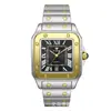 Reloj de hombre con correa de acero, impermeable, reloj de cuarzo de negocios de Guangzhou, con calendario, disponible para dropshipping, reloj de cuarzo transfronterizo