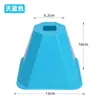 Cono marcador octagonal de apertura cuadrada para fútbol, baloncesto, patinaje sobre ruedas, cono de helado, equipo de acondicionamiento físico para niños, disponible en varios colores