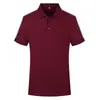 Nueva versión coreana de ropa de trabajo de verano camiseta clase de bricolaje ropa manga corta color liso de alta gama camisa POLO camiseta de trabajo publicidad deportiva