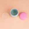 Frasco de Creme Facial Infantil de 200ml 200g Frasco de Creme Fosco de Camada Dupla Tampa Redonda Fundo Redondo Frasco de Máscara de Argila Material de Embalagem