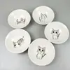 Pratos e Louças de Cerâmica de Gatinho Fofo Desenho Animado Tigela de Arroz Tigela de Sopa Tigela de Macarrão Prato de Frutas Prato de Legumes Prato Grande para Frango Frito