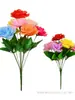 Flores de rosa simuladas, accesorios de baile, ramo para sostener, ramo de lirios para coro, flor estilo entrada deportiva