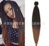 Peluca trenzada grande africana Ez, Rastas de fibra sintética esponjosa Yake de baja temperatura, Trenza fácil de fibra sintética, Trenzas grandes de colores