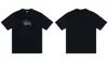 Versão Alta Transfronteiriça Stu Stussy Em Estoque Foto Real Fio Duplo Algodão Puro Peso Pesado Solta Manga Curta Camiseta Estilo Casal