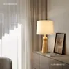 2026 Nova Luminária de Mesa Estilo Vintage para Quarto, Mesa de Cabeceira, Sala de Estar, Estudo, Casa de Hóspedes, Aconchegante, Simples, Madeira Maciça, Decorativa Criativa