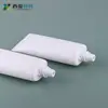 Spot 100g Tubo Plano Branco Fosco Creme para Mãos Tubo Fosco Limpador Facial Tubo de Pasta Frasco Dispensador Cosmético