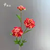 Bestseller transfronterizo: 2 flores 1 capullo Flor artificial de Cordyceps para decoración del hogar, accesorios para fotos, boda y mesa de comedor al por mayor