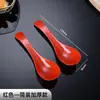 Cucharas de Sopa de Plástico Empacadas Individualmente, Papilla de Nido de Pájaro, Utensilios Desechables para Postre para Llevar, Cucharas Desechables Engrosadas, Cucharas de Nido de Pájaro de Grado Alimenticio