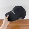 Novo Chapéu de Baseball Versátil Casual com Bordado Macio de Bico de Pato para Primavera e Verão, Estilo Coreano Tendência Hip-Hop Chapéus de Sol para Mulheres