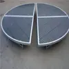 Soporte de plataforma para aula atril de enseñanza escolar acero y madera terminados podio móvil esquinas redondeadas de madera