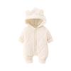 Ropa Personalizada para Recién Nacidos Ropa de Bebé Mono de Otoño e Invierno Ropa Gruesa Recubierta para Bebés de un Año para Salir Ropa para Hombres y Mujeres