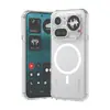 Adecuado para Funda Magnética para Teléfono Nothing Phone 4A Pro y Funda Protectora Transparente Dos en Uno para Oneplus Nord 6